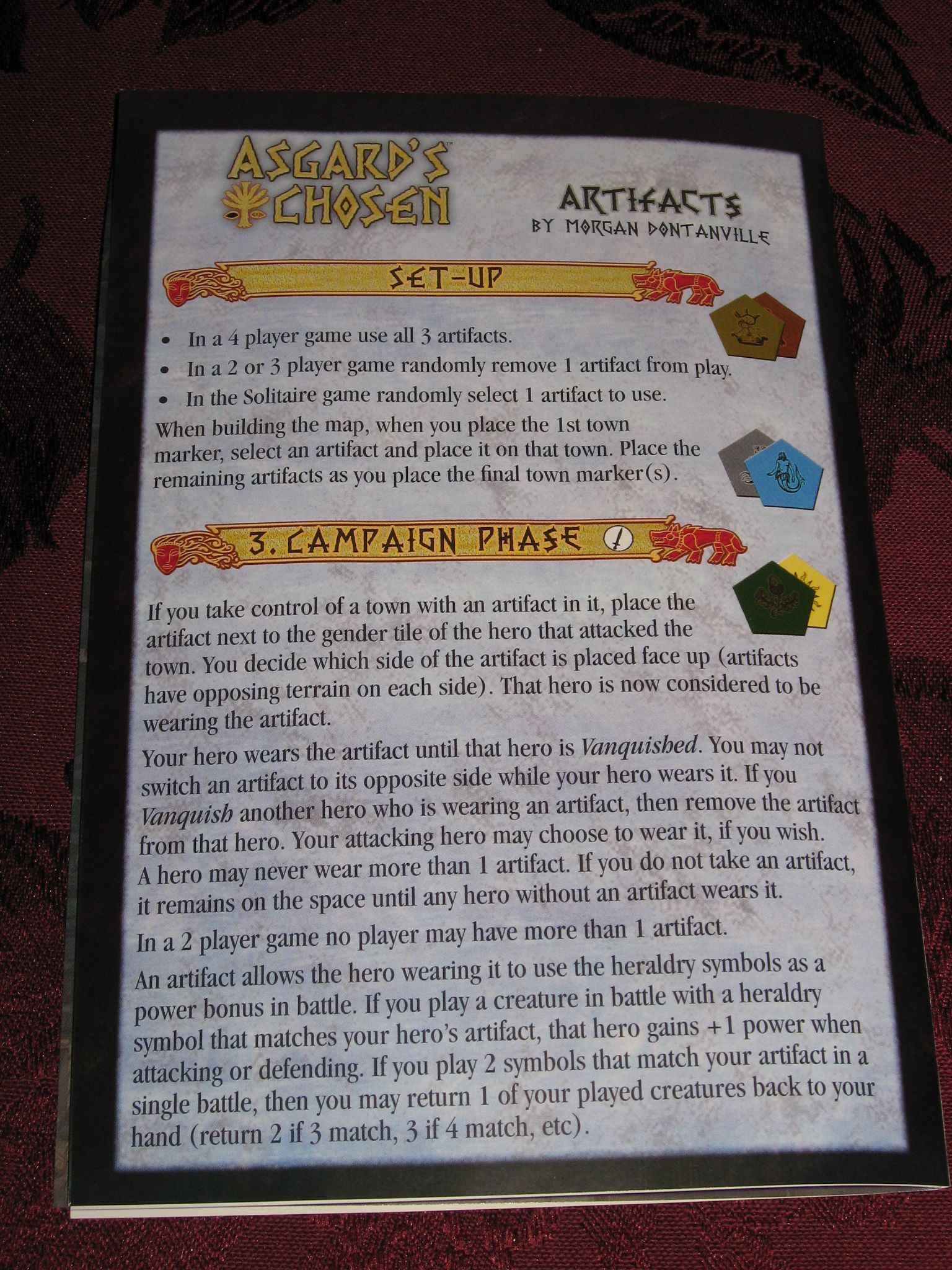 Asgard's Chosen: Artifacts cover