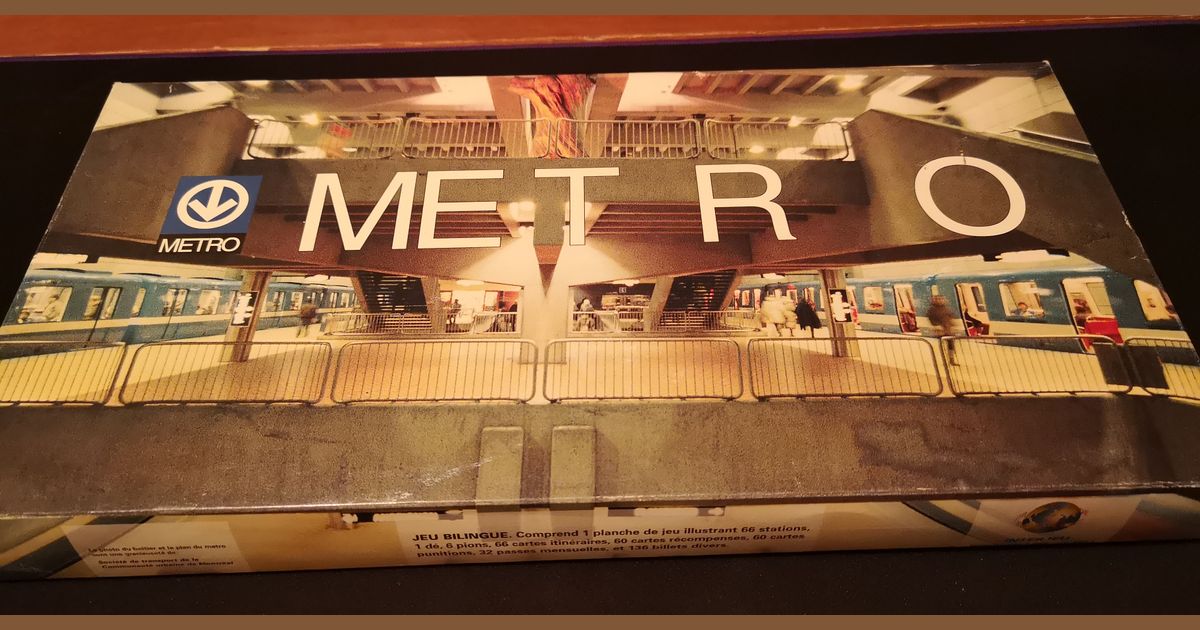Metro Board Game BoardGameGeek