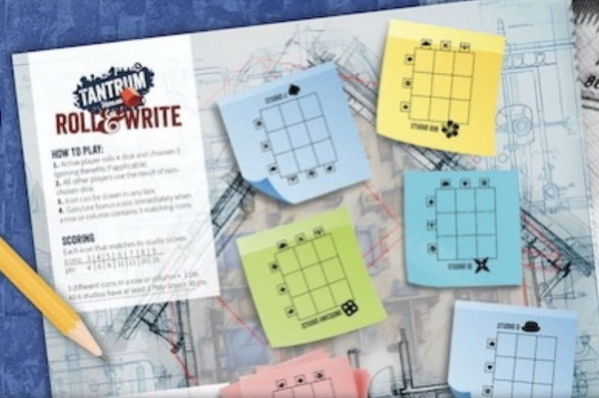 Tantrum House Roll & Write