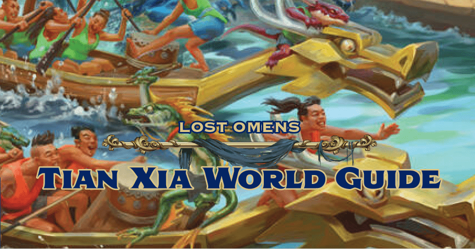Tian Xia World Guide | RPG Item | BoardGameGeek
