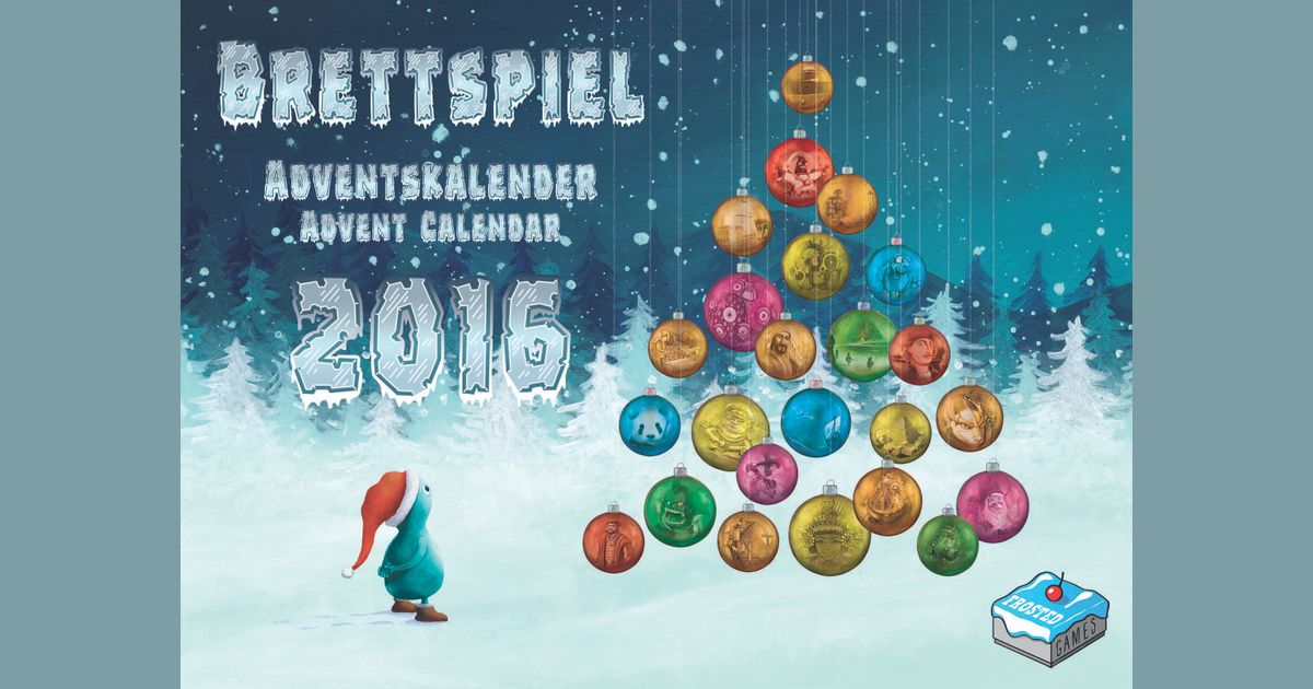 Christmastime Brettspiel Advent Calendar 2016 NEW Broom Service Promo 
