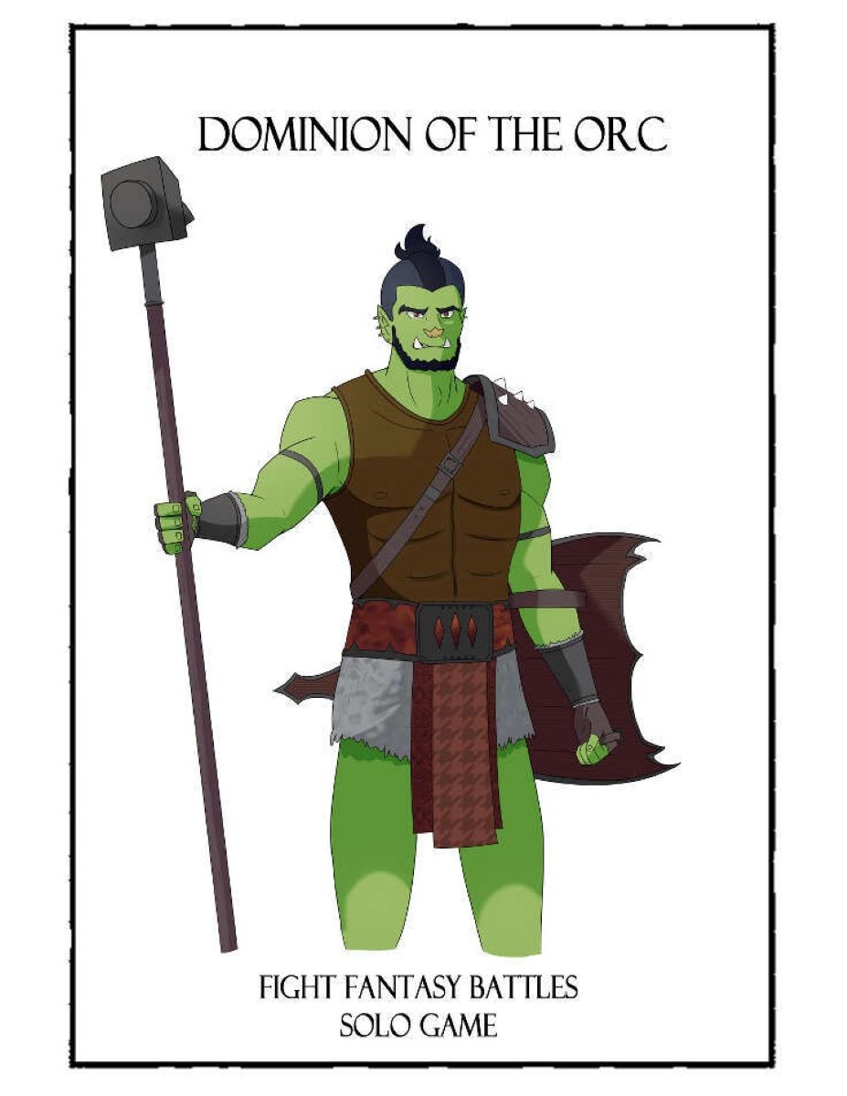 Cover art for Dominion of the Orc: Fight Fantasy Battles – Solo Game