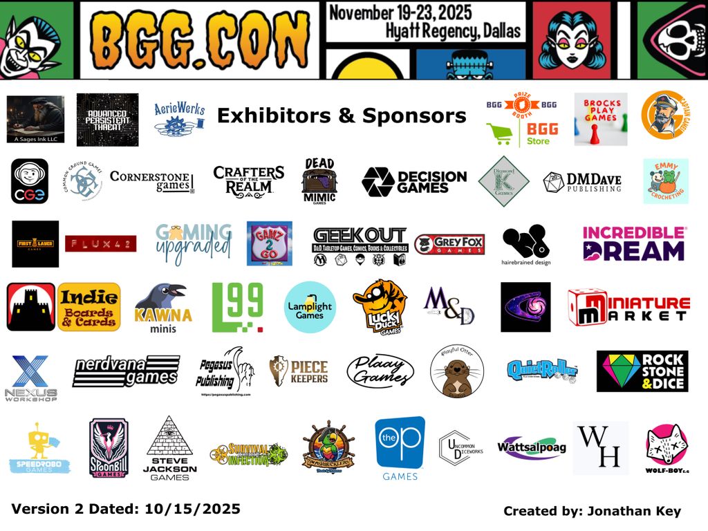 **Unofficial** BGG.Con 2025 Links and Resources - Everything You Need ...