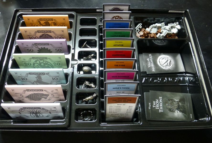 UK edition drawer with contents