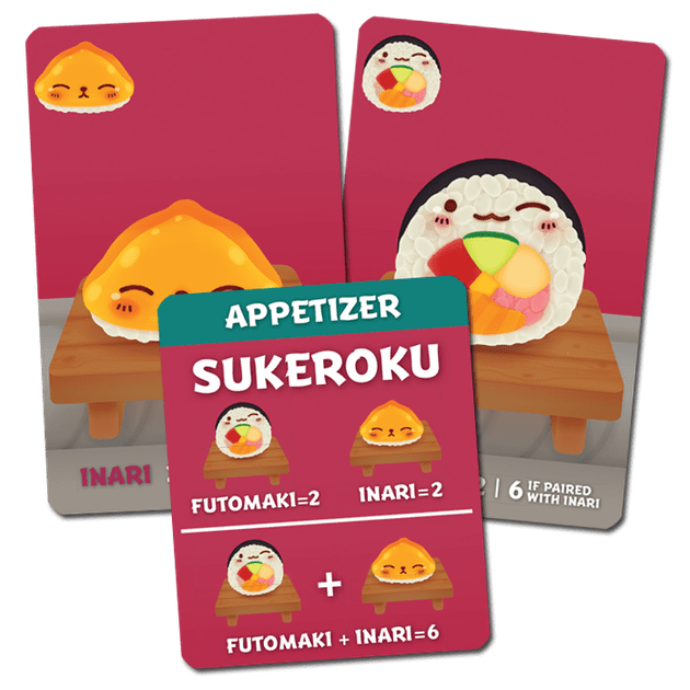 Sushi Go Party Sukeroku Appetizer Promo Pack Tabletop Board Card Game Rare