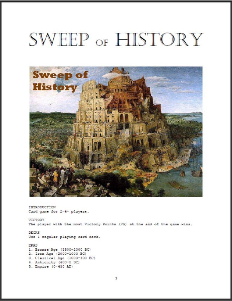 Sweep of History