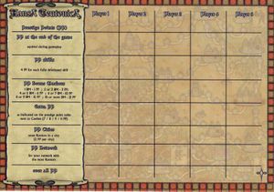Hansa Teutonica: Score Sheet