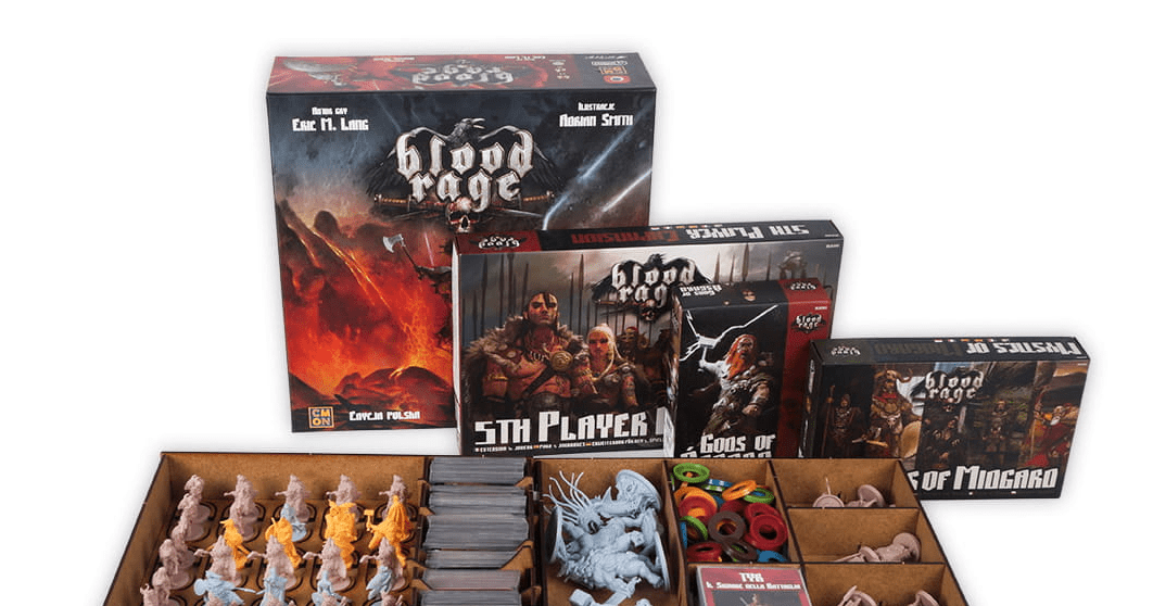 Blood Rage: e-Raptor Insert | Board Game Accessory | BoardGameGeek