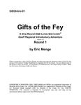 RPG Item: GEOI3-01: Gifts of the Fey