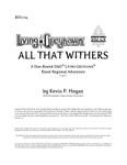 RPG Item: BIS2-04: All that Withers