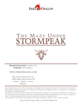 RPG Item: The Maze Under Stormpeak