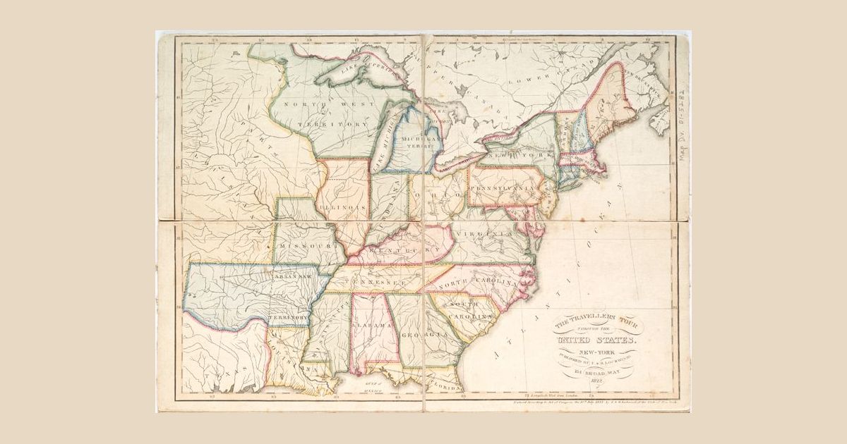 Travellers' Tour Through the United States | Board Game ...