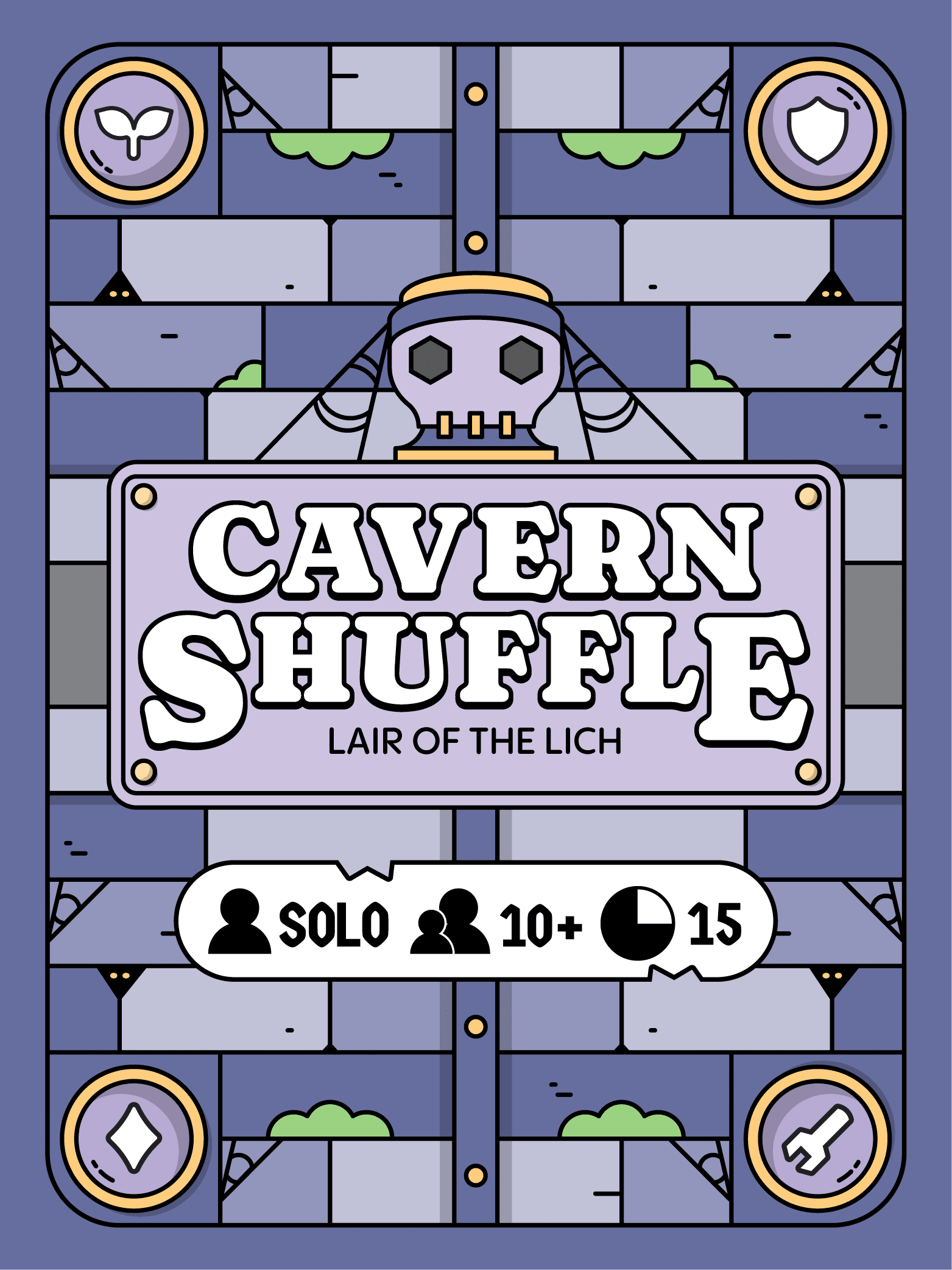 Cover art for Cavern Shuffle: Lair of the Lich