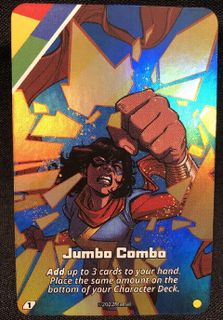 UNO Ultimate: Ms. Marvel – Jumbo Combo Foil Chase Card