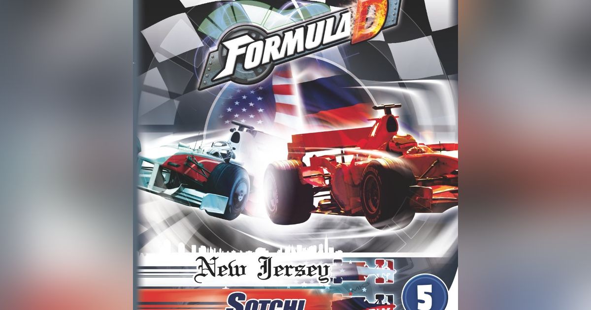 Formula D: Circuits 5 – New Jersey & Sotchi | Board Game | BoardGameGeek