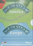 Board Game: Age of Steam Expansion: America / Europe