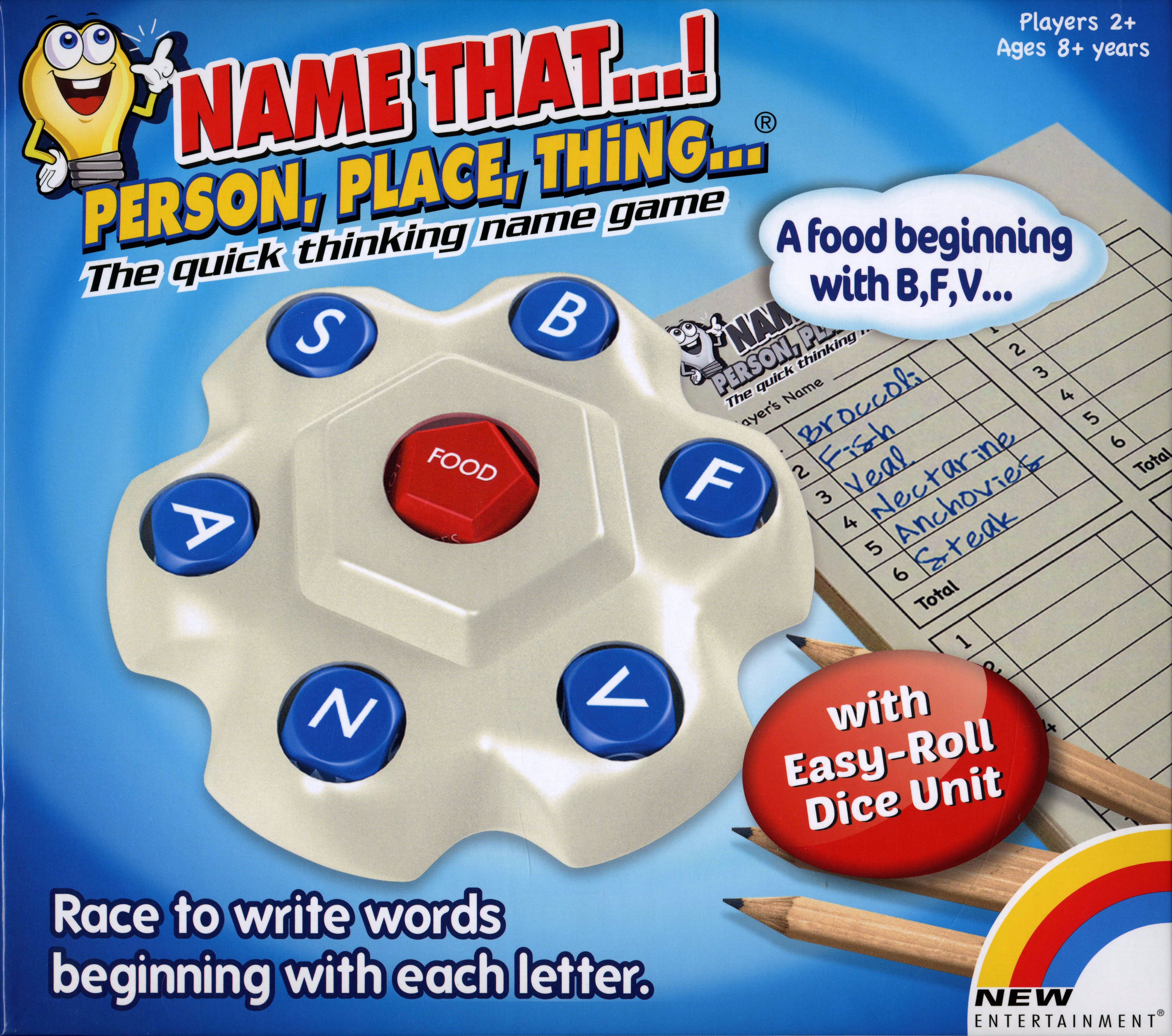 Name That...! Person, Place, Thing...