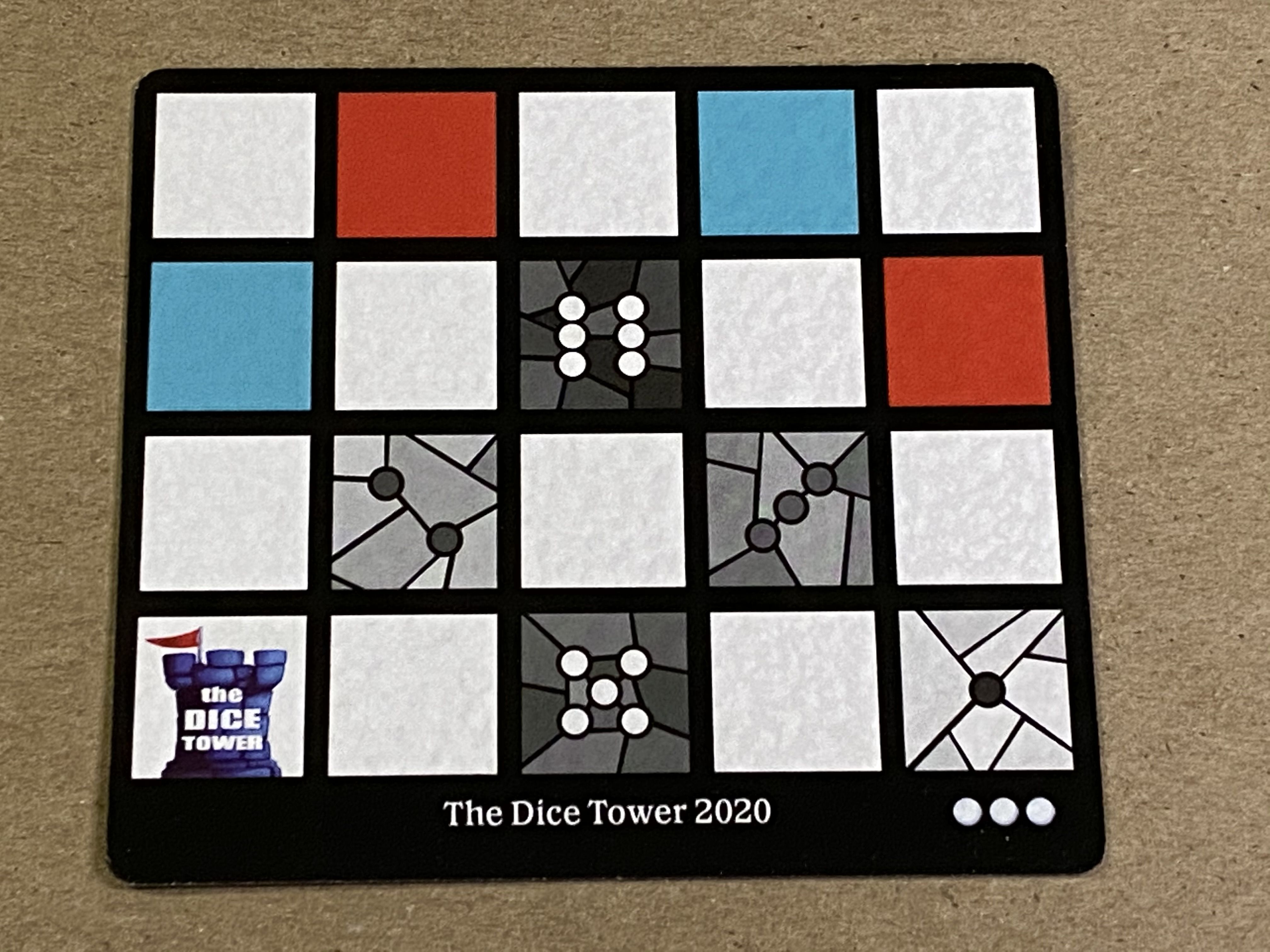 Sagrada: Promo 10 – Dice Tower 2020 Window Pattern Card