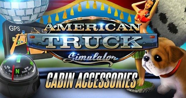 Cabin Accessories in American Truck Simulator  American truck simulator,  Cabin accessories, Cabin