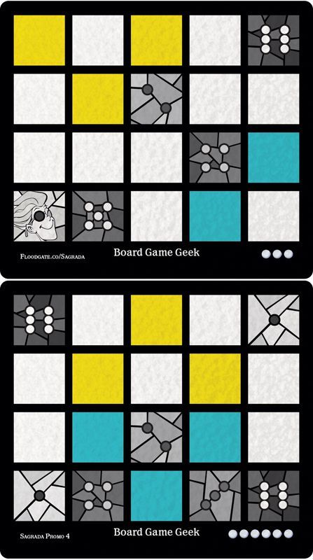 Sagrada: Promo 4 – BoardGameGeek Window Pattern Card