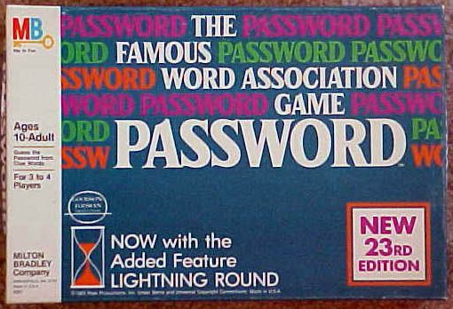 Vintage Password Game Score Pad with Rules 12 sheets 
