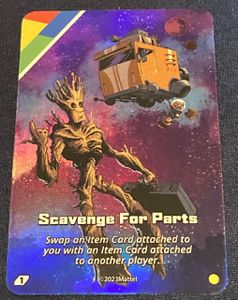 UNO Ultimate: Rocket & Groot – Scavenge For Parts Foil Chase Card