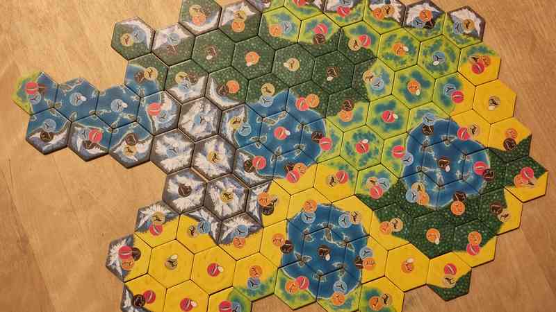 Cascadia - plateau de jeu