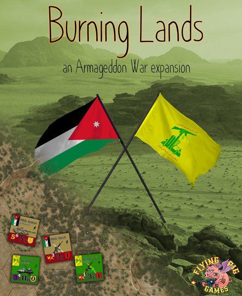 Armageddon War: Burning Lands Expansion box art