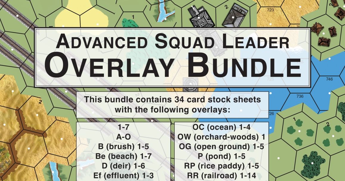 Advanced Squad Leader Overlay Bundle | Board Game