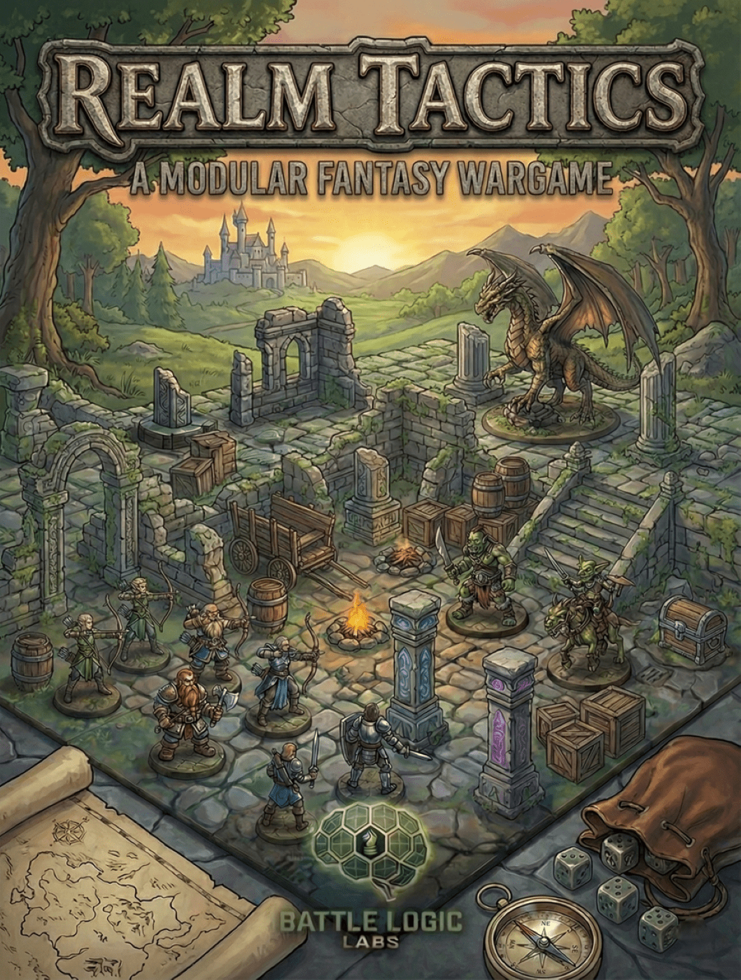 Cover art for Realm Tactics: A Modular Fantasy Wargame