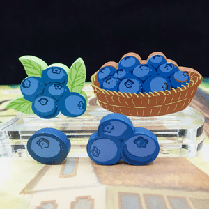 Woodcraft: Meeple Source Wooden Blueberries