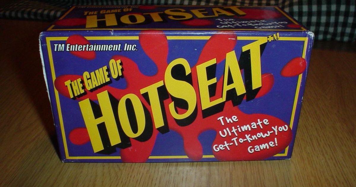 The Game of HOTSEAT the Ultimate Get-to-know-you Game 1997 