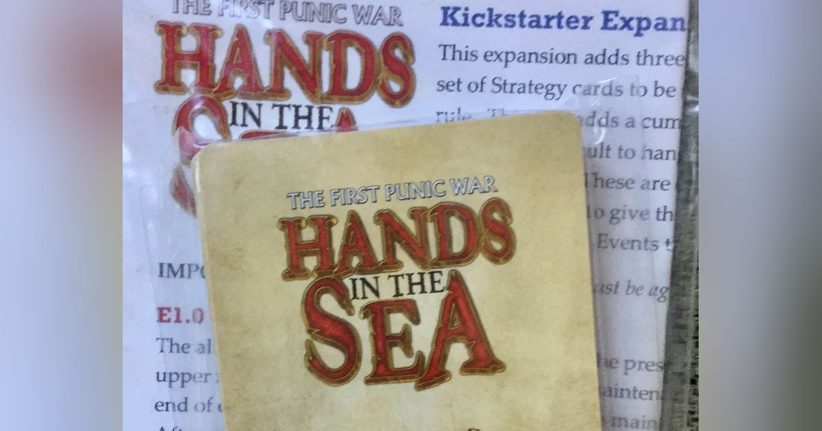 Hands in the Sea: Kickstarter Expansion | Board Game | BoardGameGeek