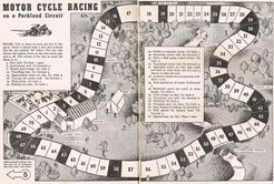 Motor Cycle Racing on a Parkland Circuit