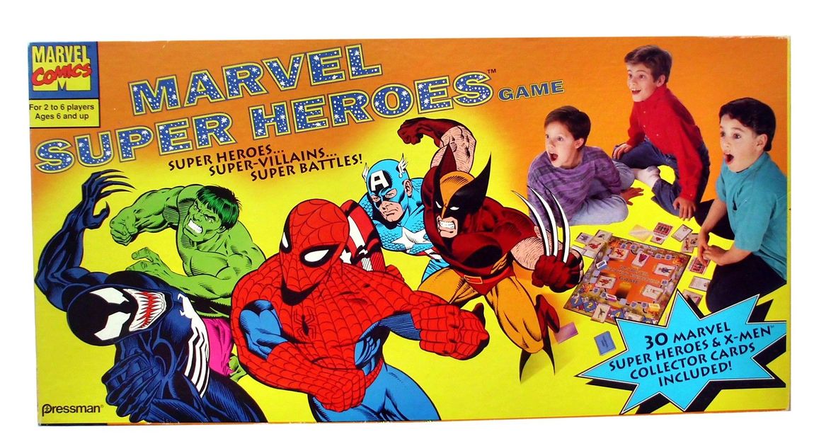 marvel card game 90s