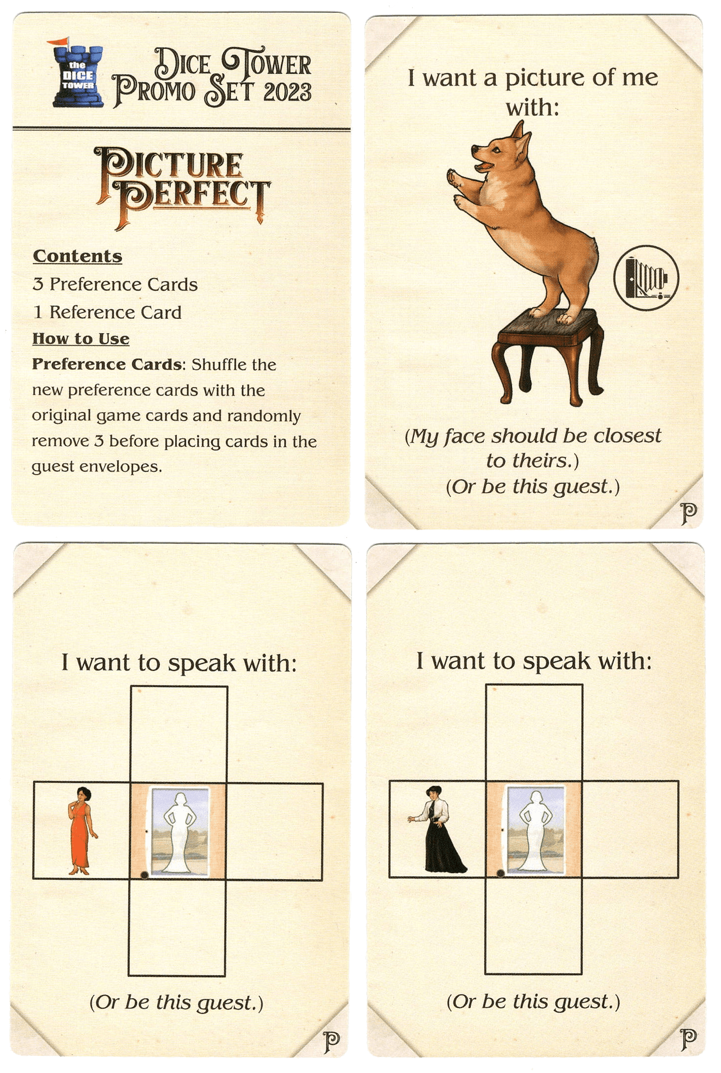 Picture Perfect: Dice Tower Promo Set 2023