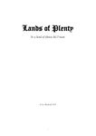 RPG Item: Lands of Plenty
