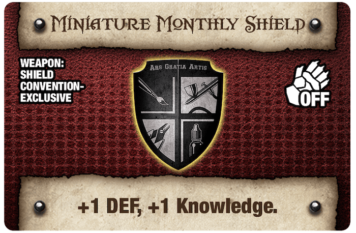 Wander: The Cult of Barnacle Bay – Miniature Monthly Shield Promo Card