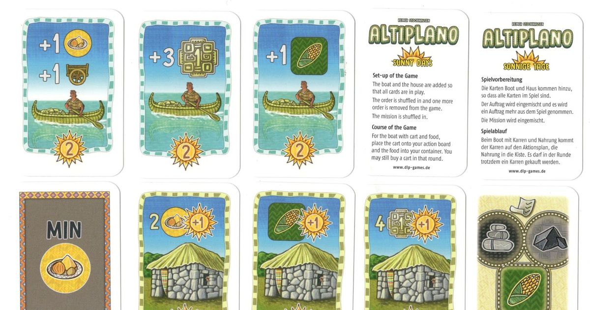 Altiplano: Sunny Days | Board Game | BoardGameGeek