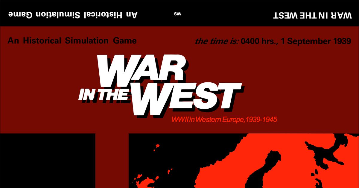 War in the West: WWII in Western Europe, 1939-1945 | Board Game 