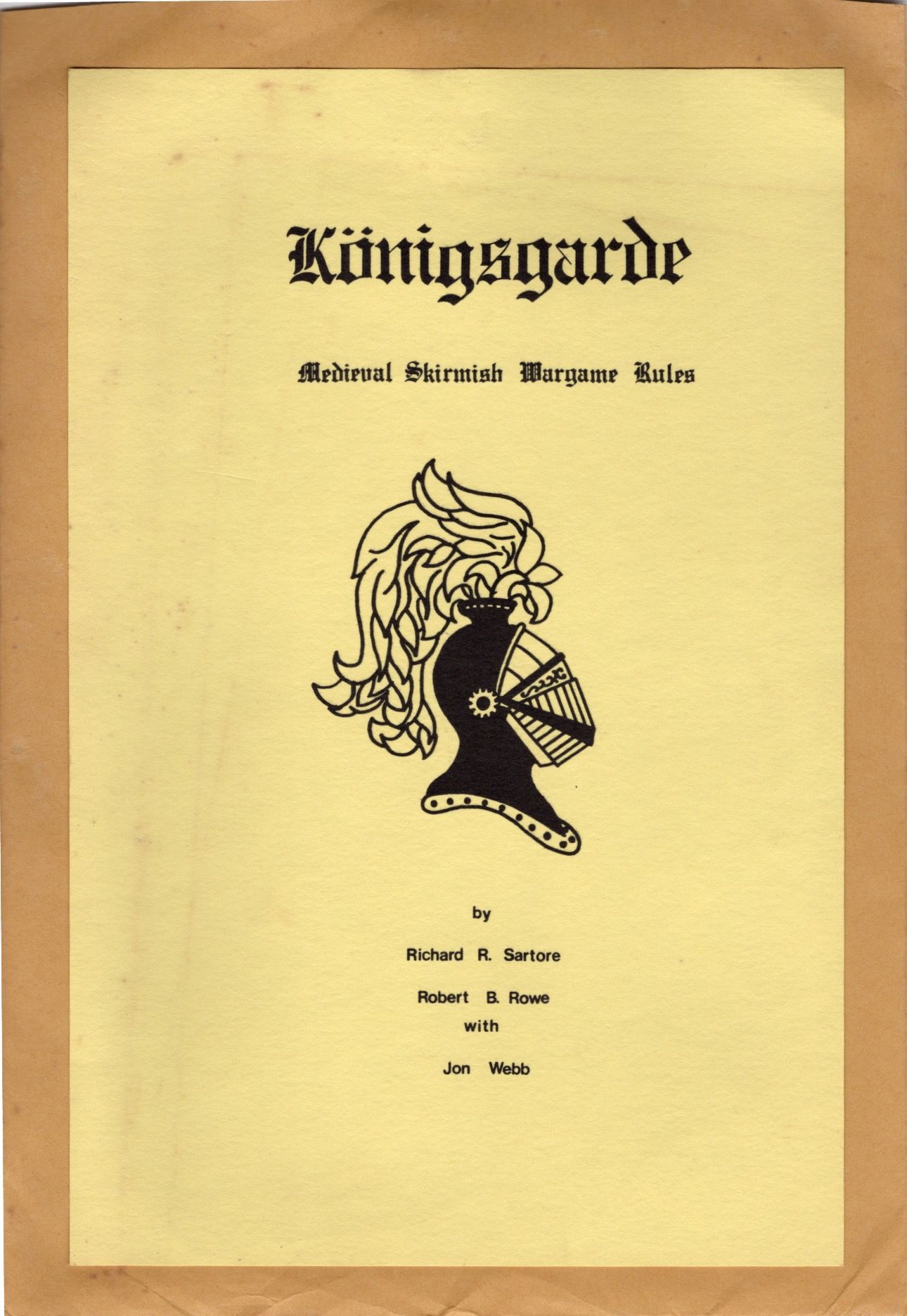 Cover art for Königsgarde: Medieval Skirmish Wargame Rules