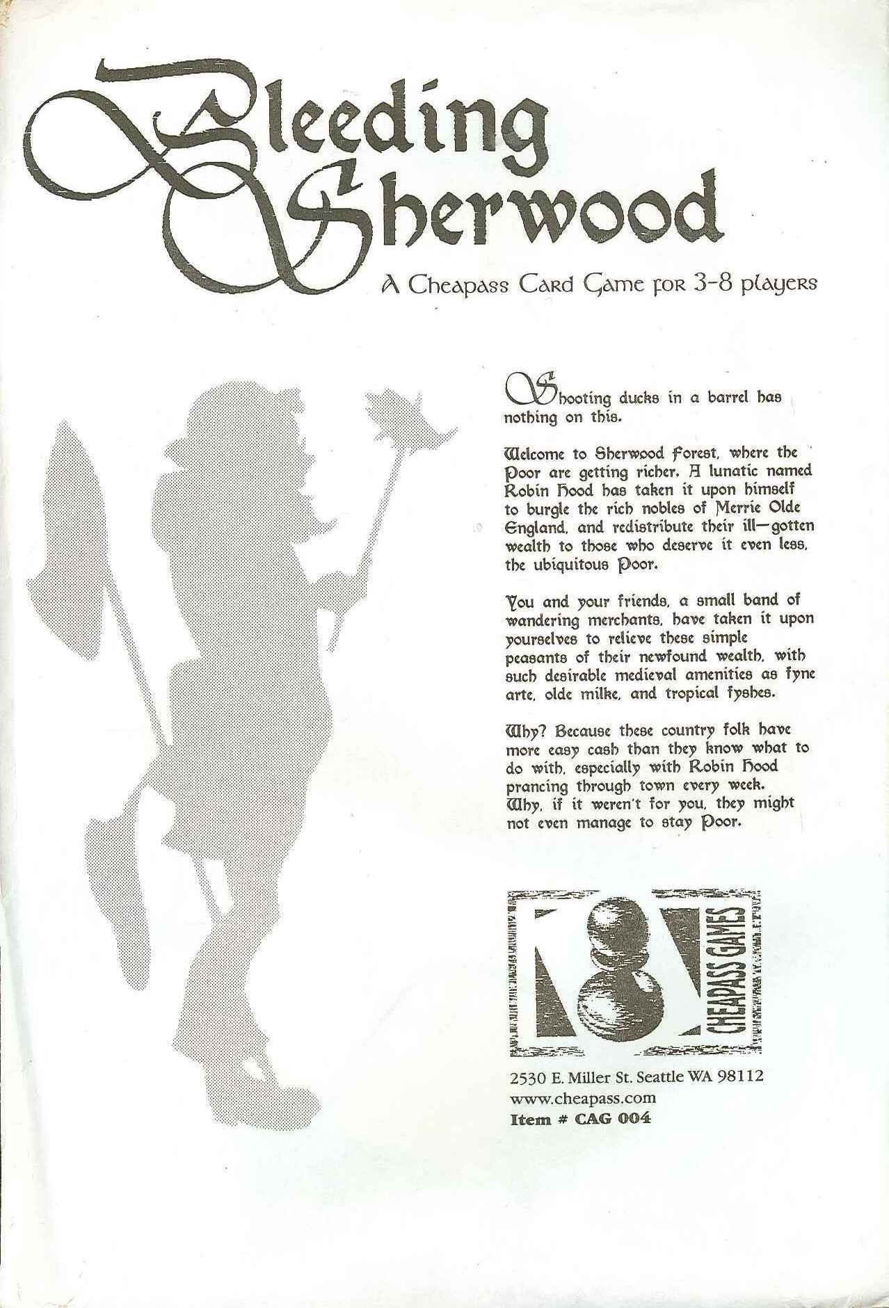 Cover art for Bleeding Sherwood