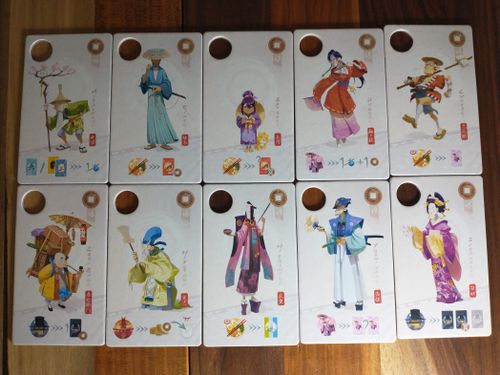 Difference in card art between Tokaido 5th vs 10th
