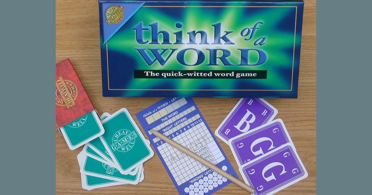 Think of a Word Board Game BoardGameGeek