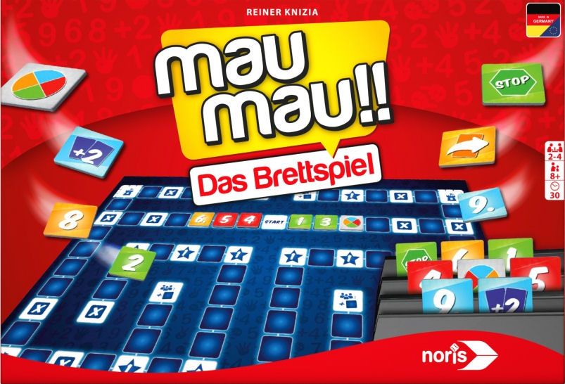 mau mau!! Das Brettspiel box art