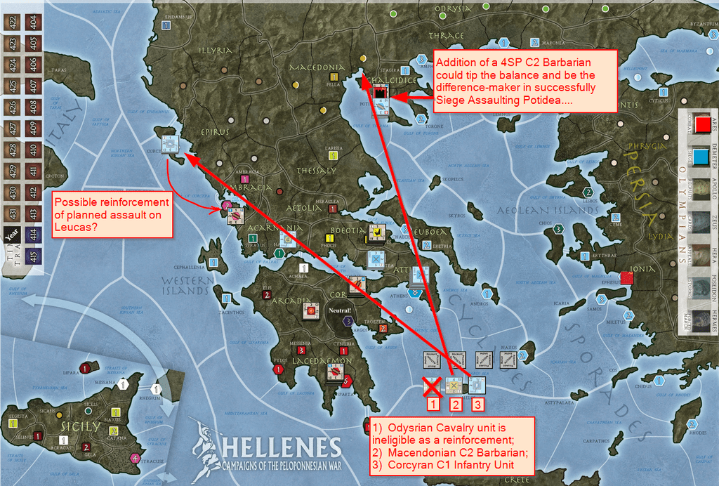 Hellenes - 431 Scenario: Extended Vassal Game Session Report ...