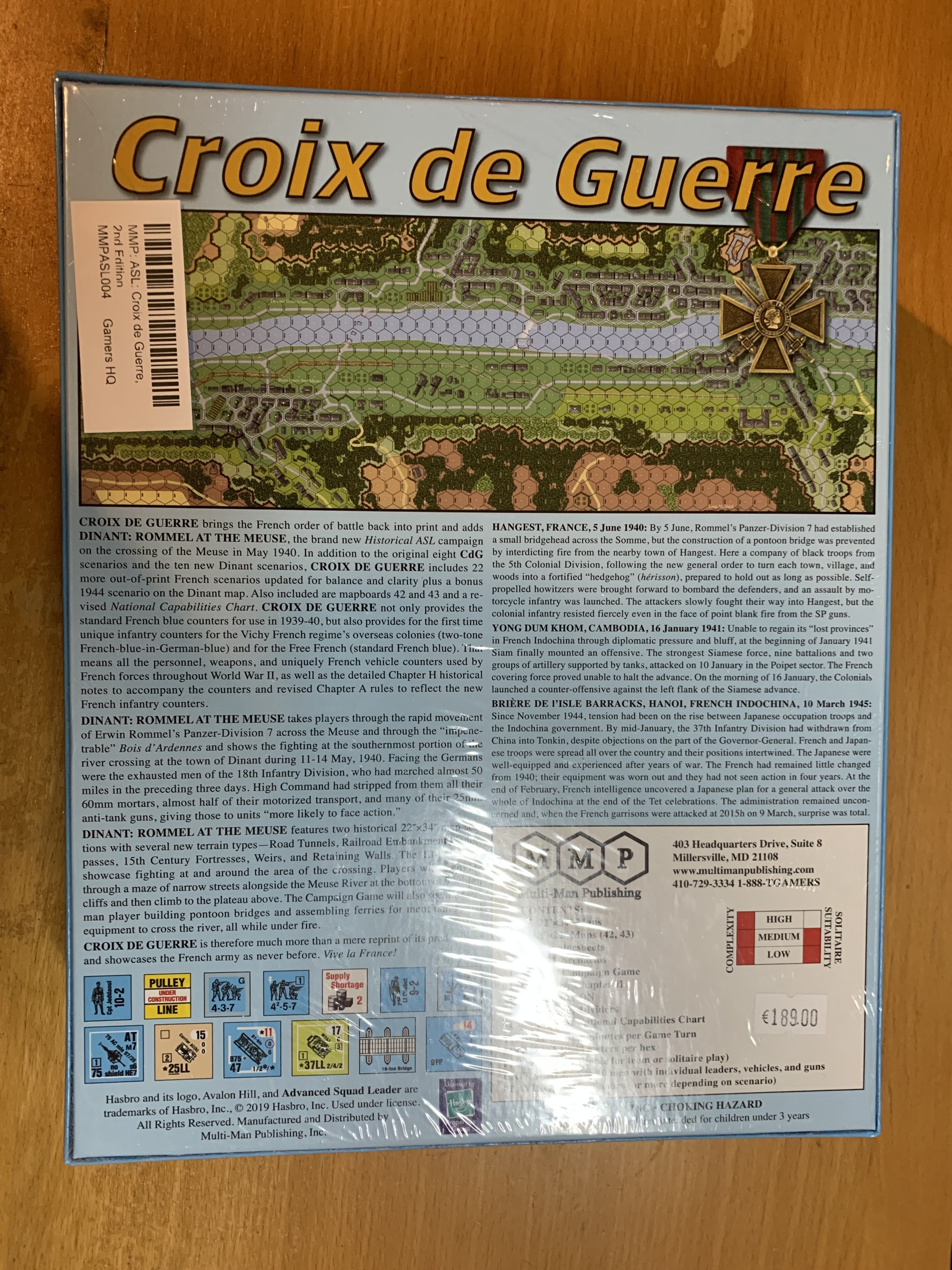 Product Details | Croix de Guerre: ASL Module 10a | GeekMarket