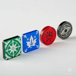The Lord of the Rings: Journeys in Middle-earth – Laserox Token Set 1