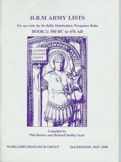 DBM Army Lists Book 2: 500 BC to 476 AD