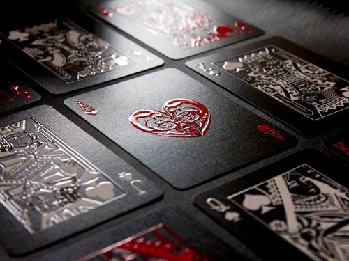 mpc holographic cards Holographic Naughty Dog and Liquid Cat Set Playing Cards MPC main image 1